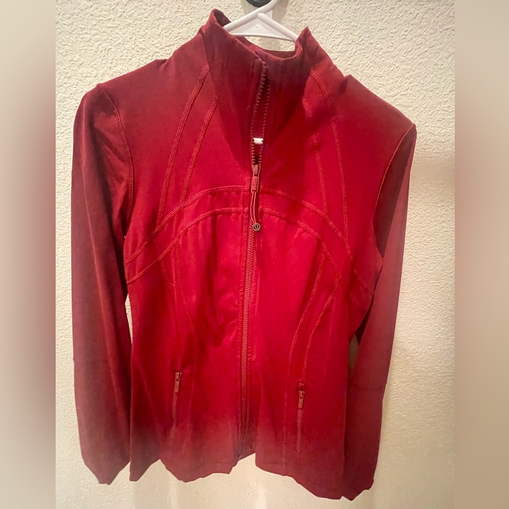 Lululemon Define Zip Jacket - Dark Red